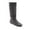 GREY, variant on GJPBGK Women’s Boots Knee High Slouch Boots with Side Zipper Comfortable Pull-On Flat Fall & Winter Fashion Boots