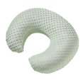 thumbnail image 4 of Almohada de lactancia para bebé QUENESS BABY con funda transpirable verde, 4 of 7