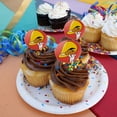 thumbnail image 4 of Looney Tunes Speedy Gonzales Cupcake Picks Toppers Decoration Set of 6, 4 of 7