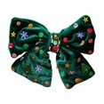 thumbnail image 2 of Ganfancp Christmas Velvet Bow Hair Clip Star Snowflakes Christmas Tree Sequins Decorations Festive Party Ambiance Artículos En Liquidación 1*Pinza de Pelo, 2 of 6