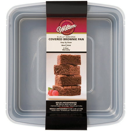 Recipe Right Covered Brownie Pan-9X9