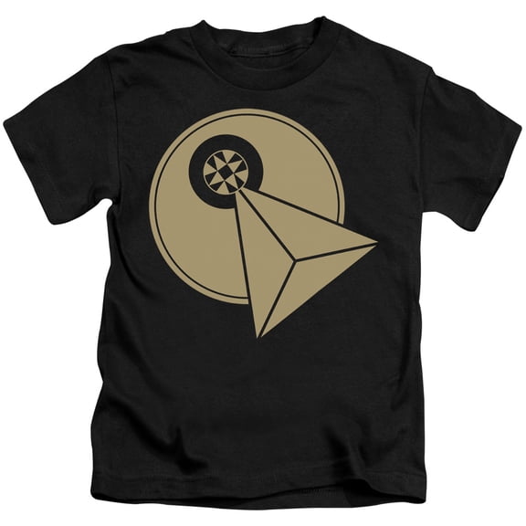 Star Trek Vulcan Logo Youth 18/1 T-Shirt Black