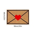 thumbnail image 3 of Valentines Day Doormat Heart Envelope Welcome Doormat Floor Mat, Entrance Door Rugs with Non Rubber Backing, Soft & Flexible for Front Door, Entrance, Bathroom, Kitchen & Living Room,60x90cm, 3 of 6