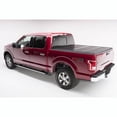 thumbnail image 2 of Fits 2015-2020 Ford F-150 BAK Industries Tonneau Cover 772329 BAKFlip F1; Hard Folding; Standard Profile; 2 Folds/3 Panels; Black Gloss; Fiberglass; Tailgate Handle Lock; Bed Cap Compatible, 2 of 5