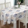 thumbnail image 1 of Oval Tablecloth 60 x 102 Inch, Vintage Abstract Leaf Tablecloth for Oval Table, Fabric Wrinkle Free Washable Waterproof Modern Tablecloth Oval Table Cloth for Dining Room Table, 1 of 2