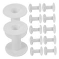 thumbnail image 6 of FRCOLOR  10 Pcs Plastic Reel Large Ribbon Spool Holder Chain Tape Spools White, 6 of 8