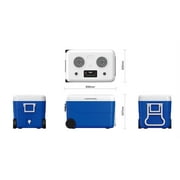 Technical Pro BCOOLER-BLUE Rechargeable Bluetooth Cooler, Blue