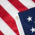 thumbnail image 2 of American Flag 5x8Ft US Flag- Heavy-Use Nylon w/ Embroidered Stars & Sewn Stripes - Deluxe Fast-Dry, All-Weather USA Flag For Outdoors & Indoors, 2 of 5
