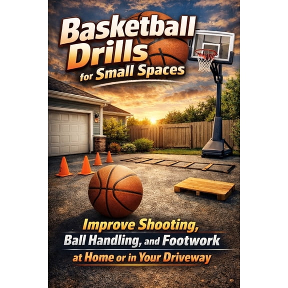 Basketball Drills for Small Spaces: Improve Shooting, Ball Handling, and Footwork at Home or in Your Driveway, (Paperback)