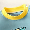 thumbnail image 5 of TOWED22 Toddler Baby Boy Set Clothes Long Sleeve Cute Print Tee Sweatpants Elastic Waist Casual Winter Outfits 2Pcs(Green,7-8 Y), 5 of 6