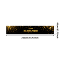 thumbnail image 3 of Black Background with Golden Stars Happy Retirement Banner Party Decoration Retirement Party Supplies Photography Props Backdrop Decor for Retirement Celebration Event Gathering, 3 of 8