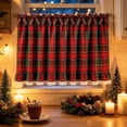 thumbnail image 6 of Velorith Christmas Oven Door Curtain with Bowknot and Ruffle Lace, Xmas Stove Front Decorative Cover, Polyester Holiday Kitchen Decor for Festive Home Display, 6 of 6