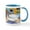 White/Blue Inside, variant on CafePress - Cat 567 Mugs - 11 oz Ceramic Mug - Novelty Coffee Tea Cup