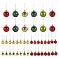 thumbnail image 2 of Colorful Christmas Decor Plastic Christmas Baubles Festive Decoration For Christmas Tree Ornaments 3cm-6cm Round Reusable 44Pcs, 2 of 5