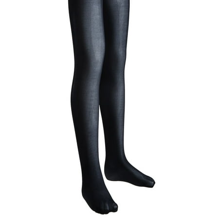 Cropped Stretch Tights - Sportoli Girls Opaque Hold and Stretch Footed Ballet Tights