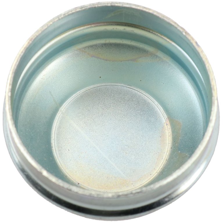 2 Pack 52mm Internal Fit Trailer Wheel Bearing Dust Caps / Grease Covers - Zinc Plated Steel
