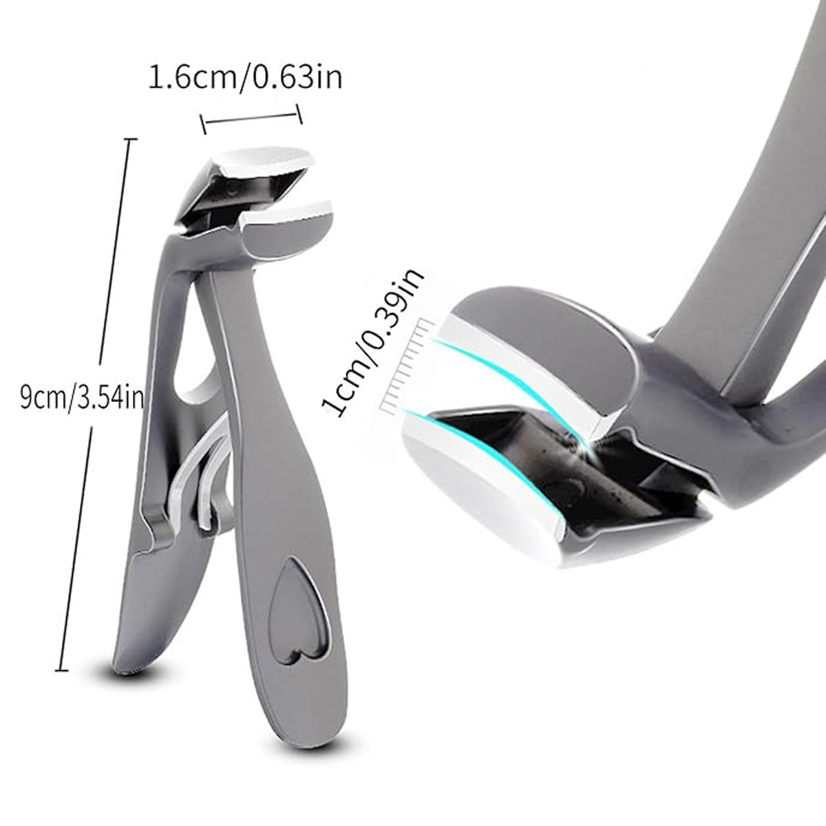 TNSAWRRYOE 6 Piece Stainless Steel Pedicure Set with Ingrown Toenail Pliers Making it Suitable for Both Home Use and Travel