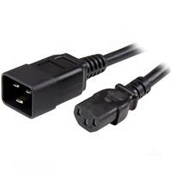 StarTech.com 3 ft. Computer Power Cord C13 to C20 - Black - 3 ft.