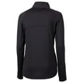 thumbnail image 3 of Women's Cutter & Buck  Black ACC Gear Adapt Eco Knit Stretch Recycled Half-Zip Pullover Top, 3 of 3