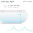 thumbnail image 2 of Plaisir 63" Freestanding Bathtub, 2 of 10