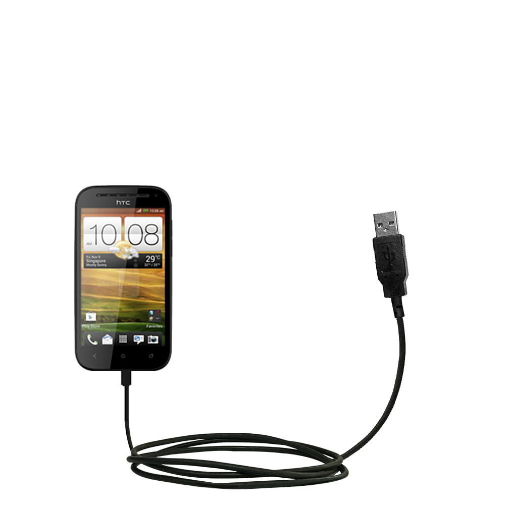 Gomadic Classic Straight USB Cable for The LG Optimus 3D with Power Hot Sync and Charge Capabilities Uses TipExchange Technology