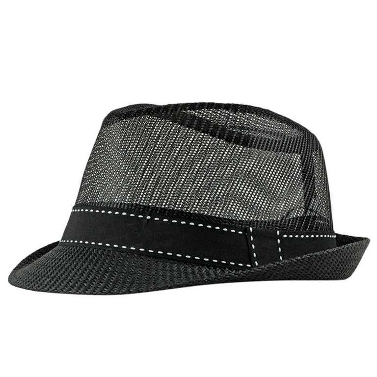 YWDJ Womens Hats with Brim Unisex Summer Cool Elegant Trilby Hat