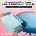 thumbnail image 5 of 500PCs Dental Medical Grade Dental Headrest Cover 10Inch x 13Inch by VASTMED (500 PCs, Blue), 5 of 7