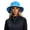 Blue, variant on LIUYUNNN Hats Ladies Unisex Rain Hat Wide Brim Sun Hat For Outdoor Travel Hat, One Size