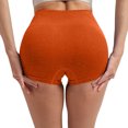 thumbnail image 5 of Htigea Clearance Womens Butterluxe Biker Shorts 2.5 Inches - High Waisted Yoga Workout Running Volleyball Orange,S, 5 of 7