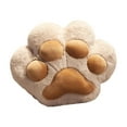 thumbnail image 4 of Cojín con forma de pata de gato, manta y almohada. Juego de almohadas versátil, ideal como regalo de cumpleaños o para el sofá. Marrón claro, 4 of 9