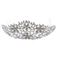 thumbnail image 1 of Wedding Tiara Silver Plating Rhinestone Princess Tiara, 1 of 1