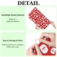 thumbnail image 6 of Red Christmas Santa Pattern Dish Drying Mat for Kitchen 1 Pack, Ultra Absorbent Microfiber Dishes Drainer Mats,16x18in(41x46cm), 6 of 6