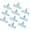 Blue, variant on 10Pcs Clear Acrylic Binder Clip for Picture Document Drawing Board 75mm Long Paper Clip File Paper Clamp Bag Clip