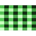 thumbnail image 1 of Ahgly Company Indoor Rectangle Checkered Green Modern Area Rugs, 7' x 9', 1 of 1