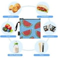 thumbnail image 5 of Dailycode Reusable Ziploc Bags Leakproof Sandwich Snack Freezer Bags Cartoon Watermelon Slice 3 pack, 5 of 7