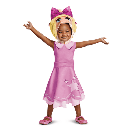 Miss Piggy Girls Toddler The Muppets Halloween Classic Costume-2T
