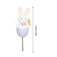 thumbnail image 3 of Twfbrm Easter Egg Rabbit Picks, Easter Decorations 14 inch Cute 3D Fluffy Bunny Branches Simulated Animal Cuttings Artificial Easter Egg Stems Spring Vase Filler for Home Party Flower Arrangement, 3 of 9