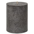 Mainstays Unscented Decorative Mottled Pillar Candles, 3x4inch tall