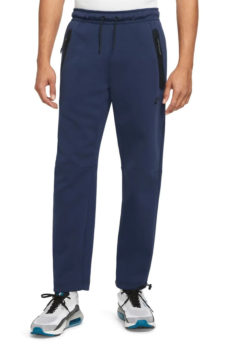 Men's Nike Midnight Navy/Black Sportswear Tech Fleece Pants (DQ4312 222 ...