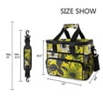 thumbnail image 3 of FORMRS Insulated Cooler Bag 24 Cans Capacity Soft Leakproof Lunch Box with Side Pockets, Yellow Flowers, 3 of 7