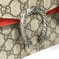 thumbnail image 5 of Pre-Owned Gucci 421970 GG Double Chain Crossbody bag Shoulder Bag Beige Red (Good), 5 of 14