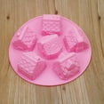thumbnail image 6 of Steadline Steadline Silicone House Shape Cake Mold - 6 Cavity Baking Pan For Christmas Cookies And Gingerbread - Non-Stick DIY Dessert Maker For Holiday Party Treats, 6 of 9