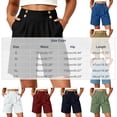 thumbnail image 3 of Byworldtasic Women's Lightweight Hiking Shorts with Pockets Running Casual Cargo Shorts for Golf Travel Athletic Camping, 3 of 9