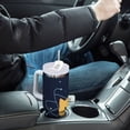 thumbnail image 4 of Yayeee 40oz Stainless Steel Tumbler with Straw and Handle Double-Wall Insulated Travel Water Bottle, Orange Cat Planet, 4 of 8