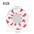 thumbnail image 3 of Colorful Strawberry Shower Cap, Reusable Bath Hair Hat for all Hair Lengths Hair Cover with Elastic Band Double Waterproof Layers Bathing Hat, 3 of 5