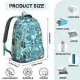thumbnail image 5 of Paisley Pattern Backpack for School,Cute School Bag,Schoolbag with Adjustable Shoulder Straps & Padded Back,16.9 Inch, 5 of 5