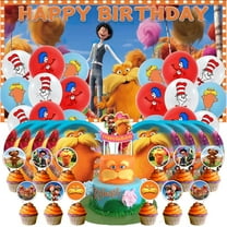 Birthday Party Supplies Balloons Paper Plates Decoration Cake Topper Decor Tableware Banner Backdrop