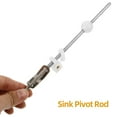 ITSELFER Sink Pivot Rod Pivot Rod Assembly Sink Drainer Replacement