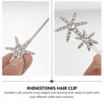 thumbnail image 4 of 2 horquillas para el pelo con forma de estrella y brillantes para mujer, 4 of 5
