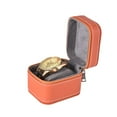 thumbnail image 6 of Odear Portable Leather Watch Organizer Single Travel Watch Case with Soft Pillow, 6 of 8